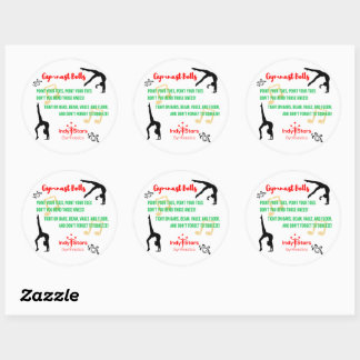 Sticker Rond Commande d'autocollant personnalisée pour Parker H