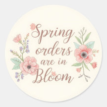 Commandes de printemps en fleurs