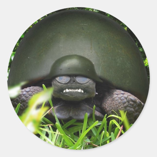 Sticker Rond Commando lent (Devant)