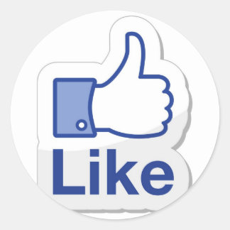 Sticker Rond Comme Bouton (Comme Moi)