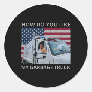 Sticker Rond Comment Aimez-Vous Mon Trump Trump Trump Trump À G