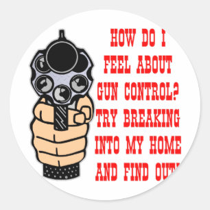 Sticker Rond Comment fais je sentez au sujet du contrôle des