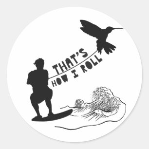 STICKER ROND COMMENT JE ROULE