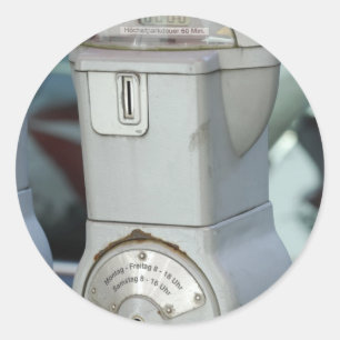 Sticker Rond Compteur de stationnement
