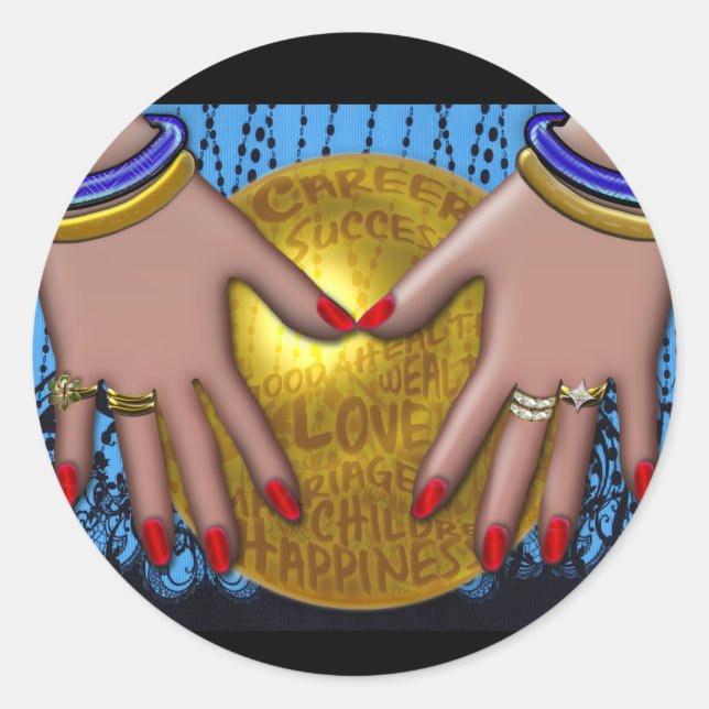 Sticker Rond Compteur Fortune (Stickers Rond) (Devant)