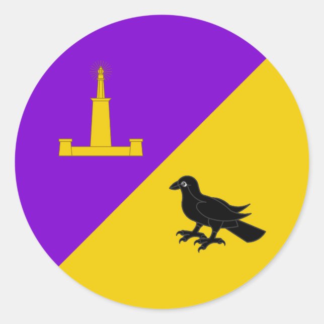 Sticker Rond Comté d'Avonmore (Devant)