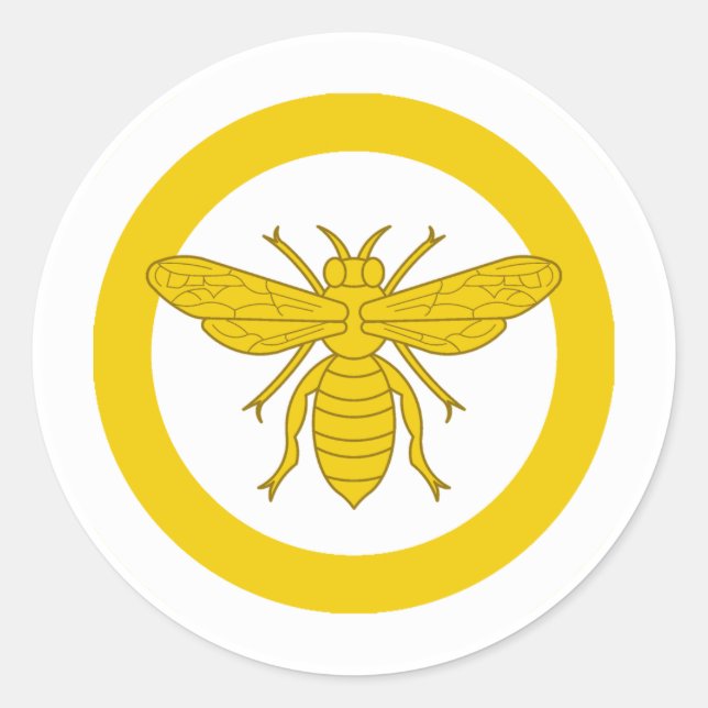 Sticker Rond Comté de Marion Glen Populace Badge (Devant)