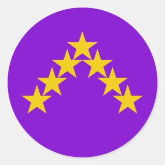 Sticker Rond Comté de Mynydd Seren Populace Badge