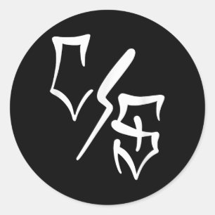 Sticker Rond Con Safos Tattoo Graffiti Chicano Art Mexicain Ame