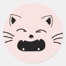 Conception de chat mignon | Illustration féline ad