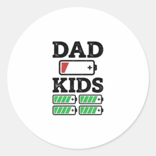 Sticker Rond Conception de chemise vectorielle vintage drôle de