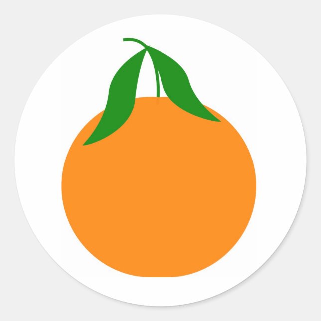 Sticker Rond conception de clémentine (Devant)
