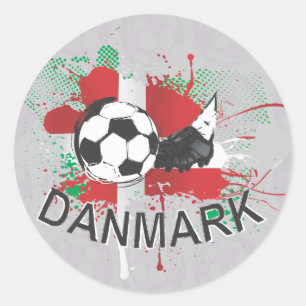 Sticker Rond Conception de crampon du football et du football