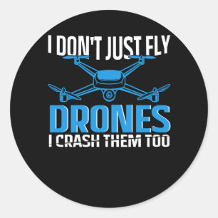 Sticker Rond conception de drone pour pilote rc drones