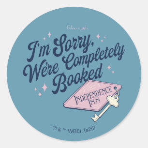 Sticker Rond Conception de Gilmore Girls complètement réservée