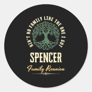 Sticker Rond Conception de jumelage Reunion Familiale 2025 - Sp