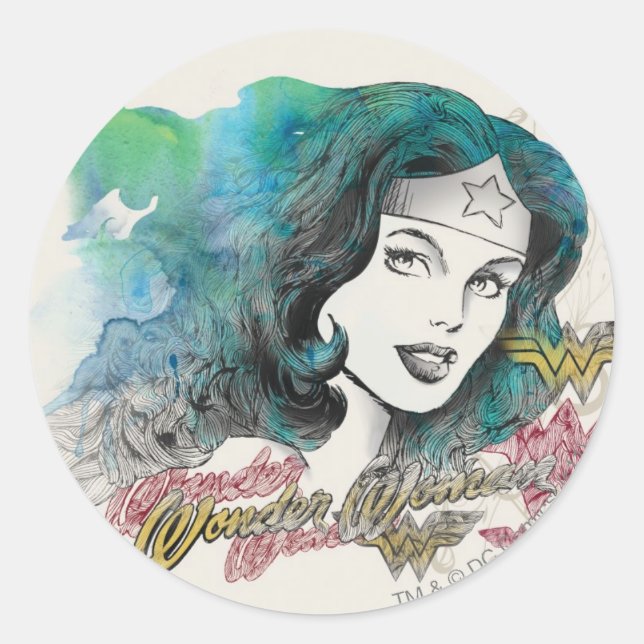 Sticker Rond Conception de la nature 7 (Devant)