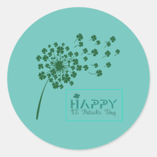 Sticker Rond Conception de la Saint Patrick