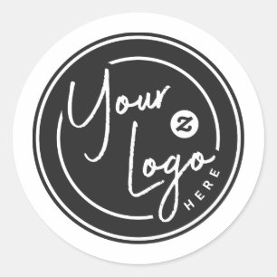 Sticker Rond Conception de logo d'entreprise personnalisé
