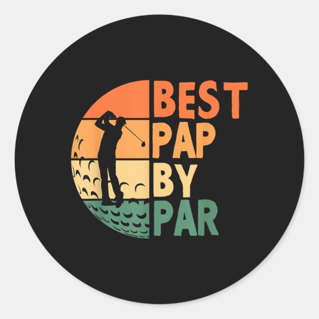 Sticker Rond Conception de papier (Devant)