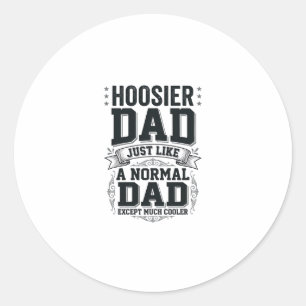 Sticker Rond Conception de t-shirt de citation de gravure vinta