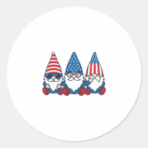 Sticker Rond Conception de t-shirt vectoriel vintage trio de gn
