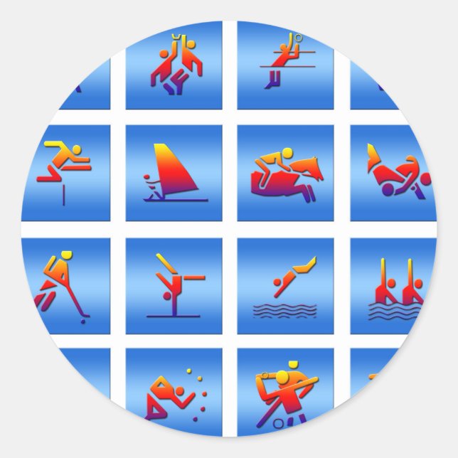 Sticker Rond Conception des jeux (Devant)