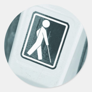 Sticker Rond Conception des panneaux aveugles