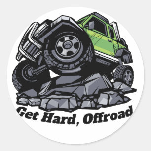 Sticker Rond Conception hors route pour le pilote de déchargeme