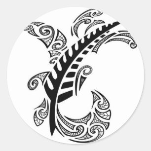 Sticker Rond Conception tribale