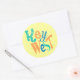 Sticker Rond Conception typographique d'amusement de Key West (Enveloppe)