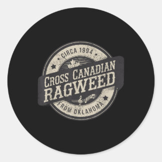 Sticker Rond Concert pancanadien Ragweed 2025 Hommes rétro Femm