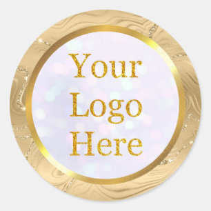 Sticker Rond Concevez Votre Propre Entreprise De Logo Moderne P