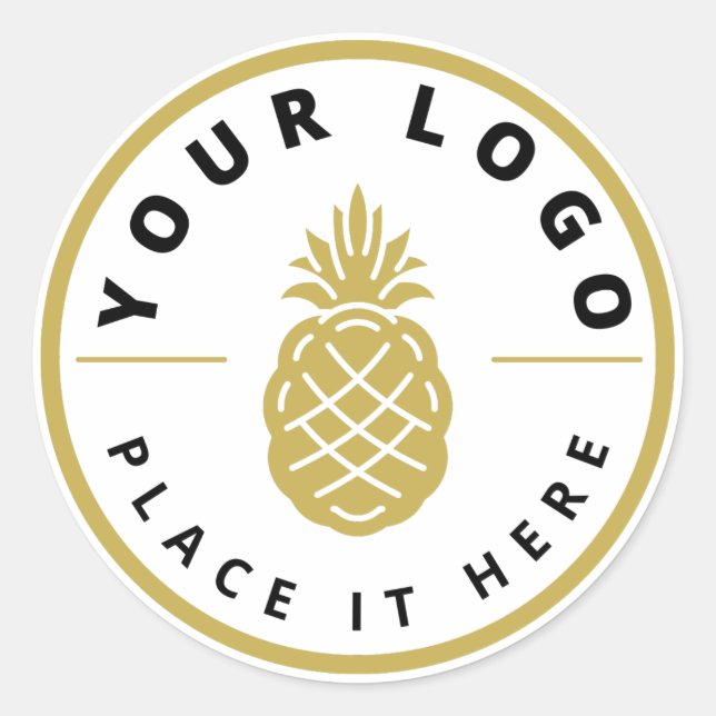 Sticker Rond Conditionnement professionnel moderne personnalisé (Devant)