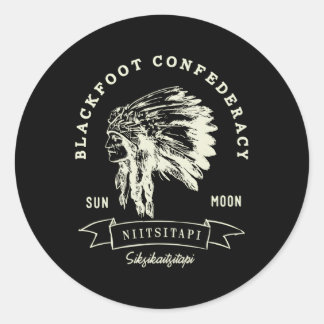 Sticker Rond Confédération des Pieds-Noirs Chef de la fierté in
