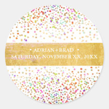 Confettis Arc-en-ciel de PixDezines