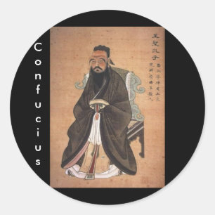 Sticker Rond Confucius 1