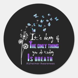 Sticker Rond Conscience C'est bon si la seule chose que vous fa