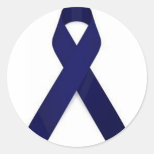 Sticker Rond Conscience de cancer du colon