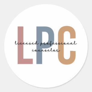 Sticker Rond Conseiller professionnel agréé LPC