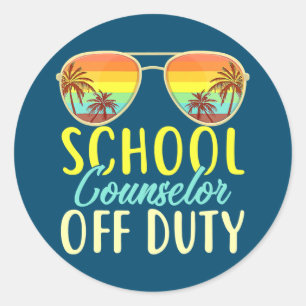 Sticker Rond Conseiller Scolaire Hors Fonctionnement Dernier Jo