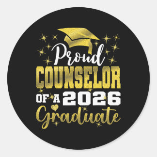 Sticker Rond Conseiller Super Fier De Diplômé(e) De Terminale P