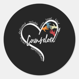 Sticker Rond Conseiller Tee - shirt Graphique Tops Retour À L'É