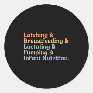 Sticker Rond Conseillère en lactation Conseillère en allaitemen
