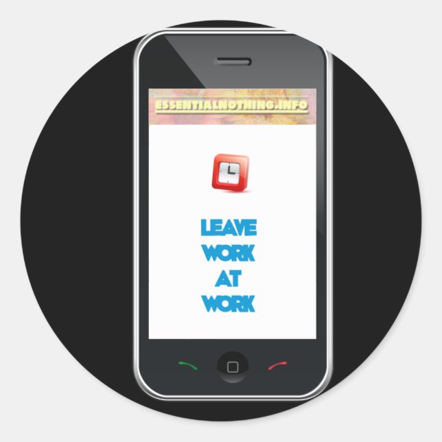 Sticker Rond Conseils pour smartphone (Devant)