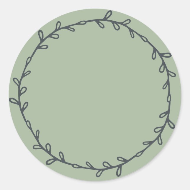Sticker Rond Conservation de confiture maison rustique Laurel G (Devant)