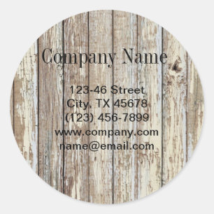 Sticker Rond construction vintage de bricoleur de fibre de bois