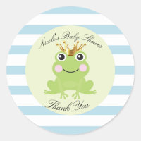 Conte de fées Prince Grenouille Baby Shower Bleu