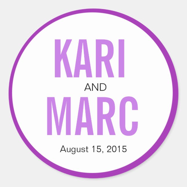 Sticker Rond Contour de la bordure circulaire Favoriser la déca (Devant)