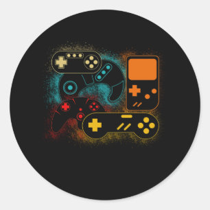 Sticker Rond Contrôler toutes les choses contrôleur de jeu vi